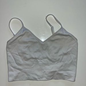 Z by Zella Longline Ribbed Seamless Sportsbra